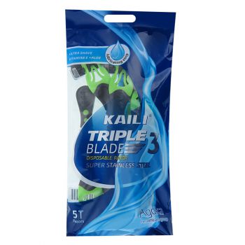  خود تراش کایلی مدل TRIPLE BLADE بسته 5 عددی