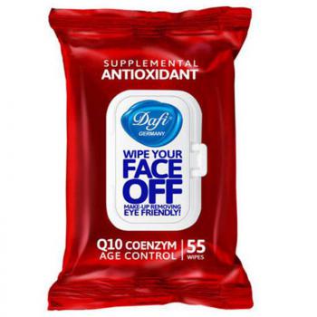 دستمال مرطوب پاک کننده آرايش دافی مدل Antioxidant بسته 55 عددی