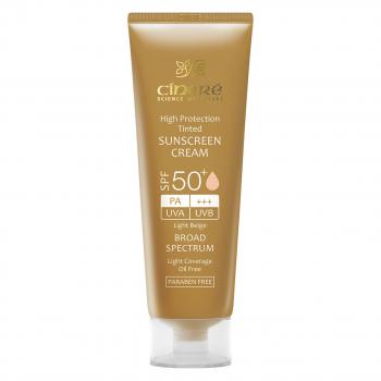 کرم ضد آفتاب رنگی SPF50 (بژ روشن) سینره 50 میل