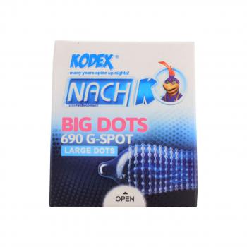 کاندوم ناچ کدکس مدل BIG DOTS بسته 3 عددی