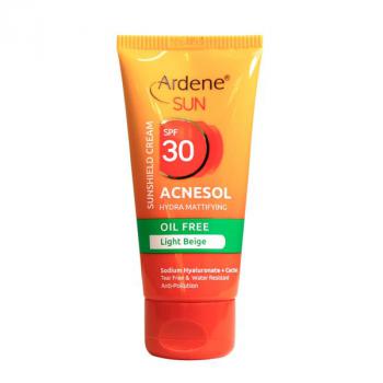 آردن کرم ضد آفتاب SPF30 آکنه سول فاقدچربی بژ روشن 50 میلی لیتر