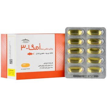 کپسول امگا ۳ با طعم پرتقال 1000 کارن 50 عدد