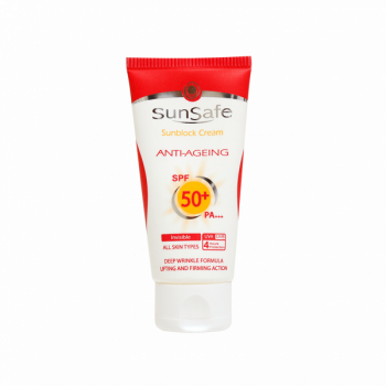 کرم ضد آفتاب و ضد چروک سان سیف SPF50 حجم ۵۰ میلی لیتر