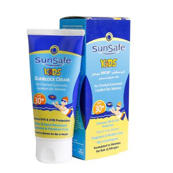 کرم ضد آفتاب کودکان SPF30 سان سیف 50 گرم