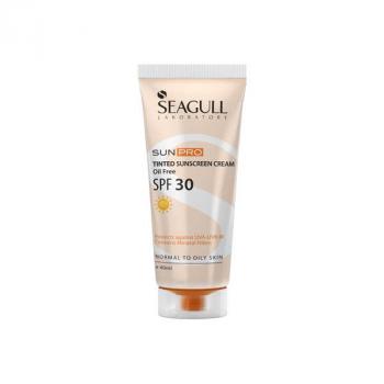 کرم ضد آفتاب رنگی پوست معمولی تاچرب spf30 بافاکتورحفاظتی سی گل 40 میلی لیتر