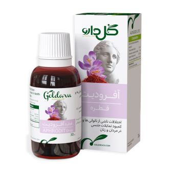 قطره گیاهی آفرودیت گل دارو ۳۰ میلی لیتر
