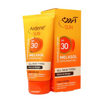  کرم ضد آفتاب SPF30 ملاسول آردن مناسب انواع پوست 50 گرم