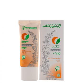  ضدآفتاب رنگ روشن پوست خشك تا نرمال spf50 باریج اسانس