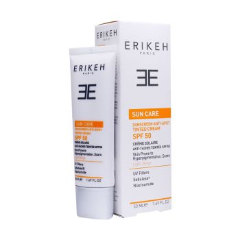 کرم ضد آفتاب و ضد لک SPF50 بژ روشن اریکه  50 میلی لیتر