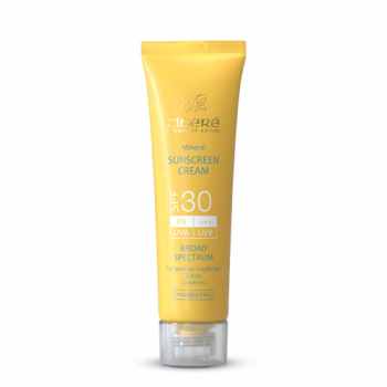 کرم ضد آفتاب SPF30 بدون رنگ سینره