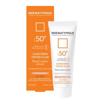 ضد آفتاب رنگی فلویید پوست مختلط و چرب +SPF50 درماتیپیک (بژ طبیعی )
