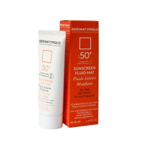 ضد آفتاب بی‌رنگ فاقد چربی +SPF50 درماتیپیک