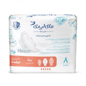 نوار بهداشتی مای لیدی اولترا مدل Instant Dry سایز بزرگ بسته 8 عددی