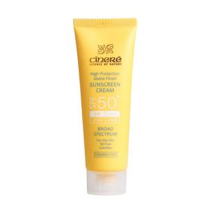 کرم ضد آفتاب +SPF50 سینره 50 میلی لیتر فاقد چربی 