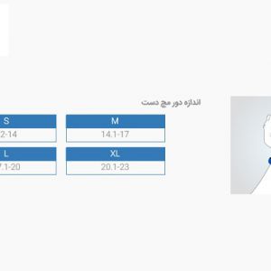 مچ شست بند نئوپرنی آتلدار پاک سمن دست راست کد109: M