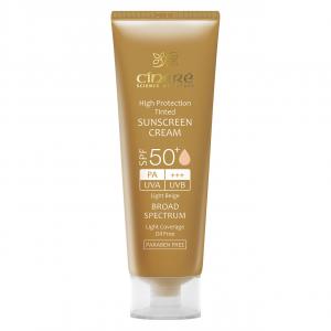 کرم ضد آفتاب رنگی SPF50 (بژ روشن) سینره 50 میل