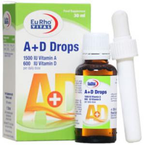 قطره خوراکی آ+د یوروویتال
