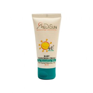 کرم ضد آفتاب کودک مدیسان +SPF40 مناسب پوست حساس ۵۰ میلی لیتر
