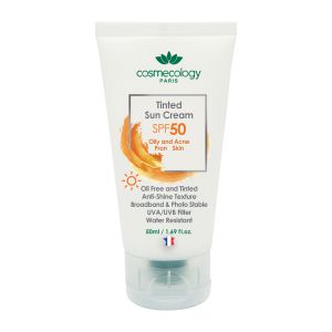 کرم ضد آفتاب spf 50 فاقد چربی رنگی مخصوص پوست چرب 50 میل - کاسمکولوژی