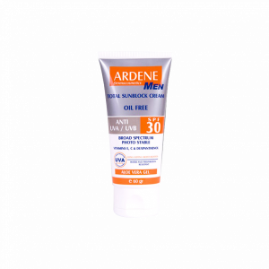 کرم ضد آفتاب مردانه آردن SPF30 فاقد چربی ۶۰ گرم