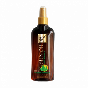 روغن آفتاب حاوی عصاره آلوئه ورا مای دارای SPF 6 با حجم ۲۰۰ میلی لیتر