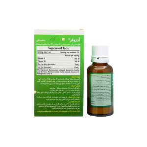 قطره خوراکی آدزوفر بنیان سلامت کسری 30 میلی لیتر