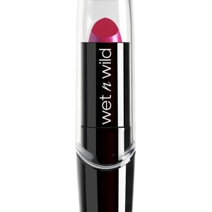 رژ لب سیلک فینیش Silk Finish وت اند وایلد Wet n Wild e527b Fuchsia w Blue Pearl سرخابی