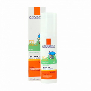 لوسیون ضد آفتاب نوزادان آنتلیوس لاروش پوزای +SPF50 حجم ۵۰ میلی لیتر