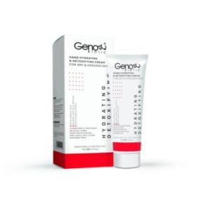 کرم رطوبت رسان و دتوکسیفای کننده دست مناسب پوست خشک وخیلی خشک وآتوپیک ژنوبایوتیک 75 میلی لیتر