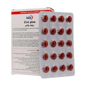 کپسول زینک پلاس ۵ میلی گرم یوروویتال 60 عددی