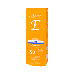 کرم ضدآفتاب رنگی SPF50 پوست خشک (شماره ۳) اویدرم 40 میل 