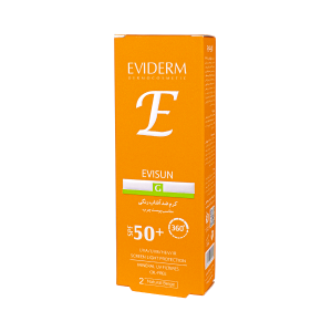  ضد آفتاب  ضدآفتاب رنگی SPF50 پوست چرب (شماره ۱) اویدرم 40 میل 
