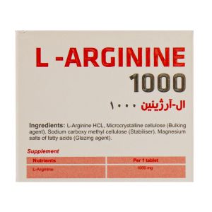 قرص ال آرژنین ۱۰۰۰ میلی گرم فیشر فلکسان ۳۰ عدد
