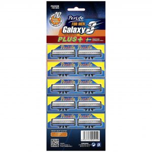 خودتراش سه لبه Galaxy3 ورق 10عددی