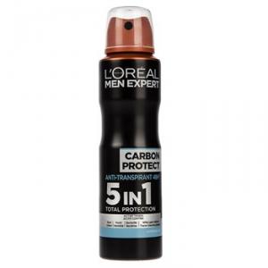 اسپری ضد تعریق مردانه لورآل سری Men Expert مدل Carbon Protect 48H 