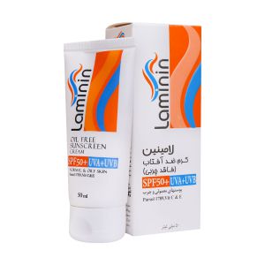 کرم ضد آفتاب فاقد چربی لامینین SPF50 مناسب پوست های چرب و معمولی ۵۰ میلی لیتر