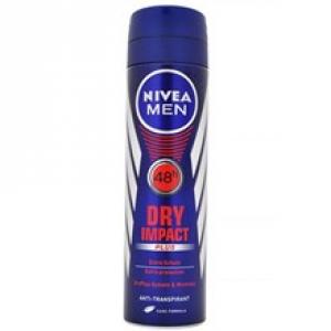 اسپري مردانه نيوآ مدل Dry Impact Plus حجم 150 ميلي ليتر