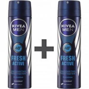 اسپري مردانه نيوآ مدل Fresh Active حجم 150 ميلي ليتر - 2 عددي
