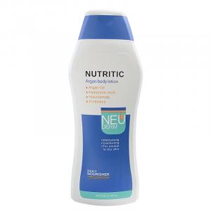 لوسیون بدن نئودرم مدل Nutritic مناسب پوست های نرمال تا خشک حجم 400 میل