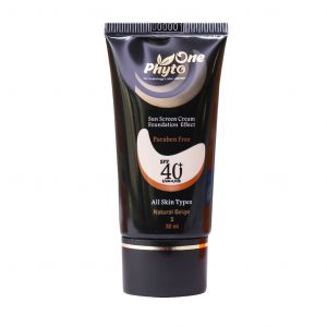  کرم ضد آفتاب کرم پودری بژ متوسط SPF40 فیتو وان مناسب انواع پوست 30 میلی لیتر