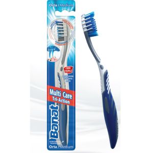 مسواک بنات مدل  Tri-Action multi care با برس متوسط