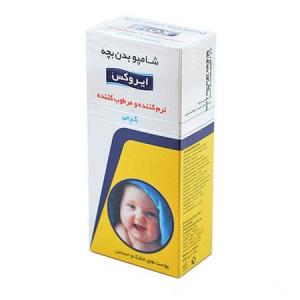 شامپو بدن بچه نرم کننده و مرطوب کننده کرمی مناسب پوست های خشک و حساس 200 گرم ایروکس IROX