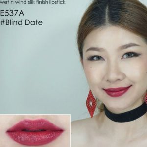 رژ لب سیلک فینیش Silk Finish وت اند وایلد Wet n Wild e537a blind date سرخابی تیره