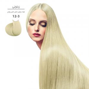 رنگ موی مارال 100 میل 12.3-بلوند زیتونی خیلی خیلی روشن