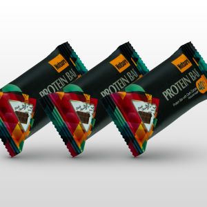 بار فشرده پروتئین با روکش فراورده کاکائویی تلخ ناتسور