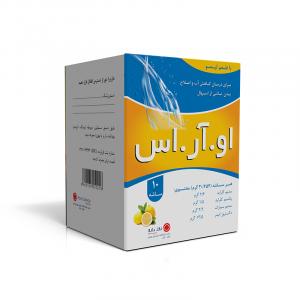 پودر او آر اس 10 ساشه با طعم لیمو روزدارو