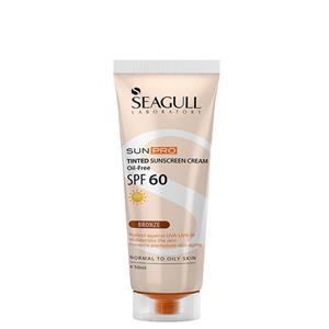 کرم ضد آفتاب برنزه فاقد چربی سی گل  SPF60