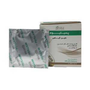 پودر دانه اسفرزه پسیلیوم ایران داروک 7 ساشه