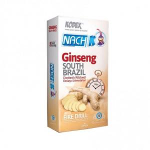کاندوم تاخیری جینسینگ کدکس مدل Ginseng بسته 12 عددی