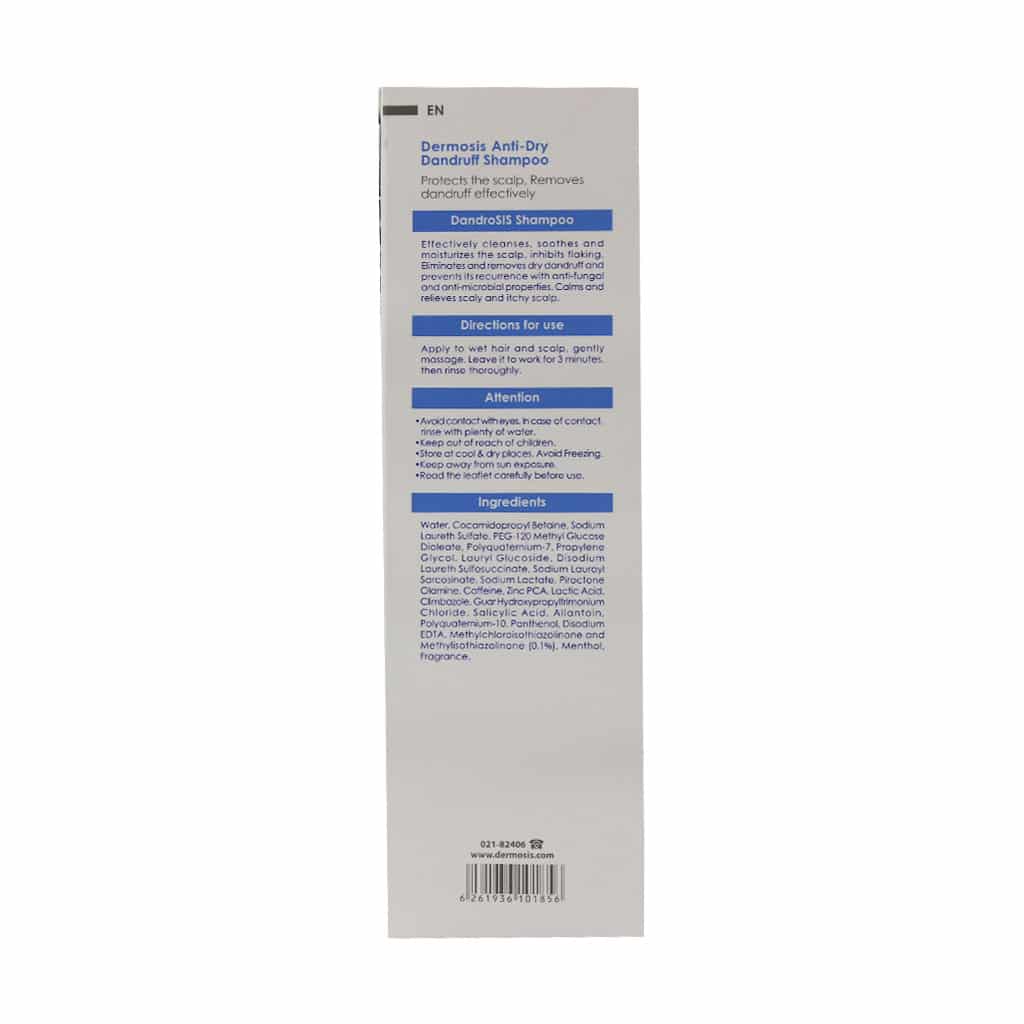 Dermosis-Anti-Dry-Dandruff-Shampoo300-gr شامپو موهای شوره خشک درموسیس 300 میل